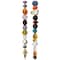 12 Packs: 48 ct. (576 total) Multicolor Mix Glass Rondel Beads by Bead Landing&#x2122;